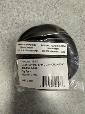 Cojín para oídos de espuma de poliuretano Plantronics - 1 juego (P/N 203108-01) Foto 1 de 4