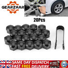 20x Wheel Nut Caps Bolt Covers 17mm Black Universal For Audi VW BMW ect Any Car