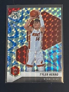 🏀 Tarjeta base azul reactiva de baloncesto Panini Mosaic 2020-21 #5 Tyler HERRO 🏀 - Imagen 1 de 2