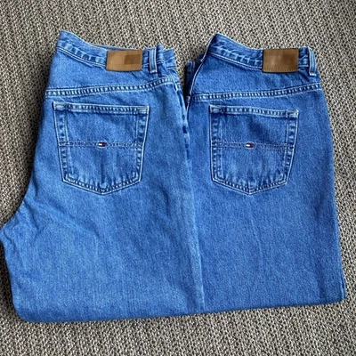 Jeans Feminino Tommy Hilfiger Cropped Boyfriend 25" 12 Novo Vintage Lavagem 32x25 - Imagem 1 de 4