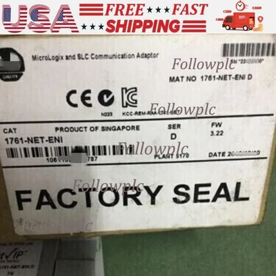 COMUNICACIÓN 1761-NET-ENI MICROLOGIX Y SLC NUEVO FedEx o DHL Foto 1 de 4