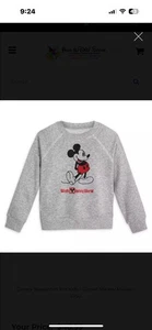 Walt Disney World Parks MICKEY MOUSE Classic Pullover Sweatshirt Kids 9/10 Youth - Picture 1 of 3