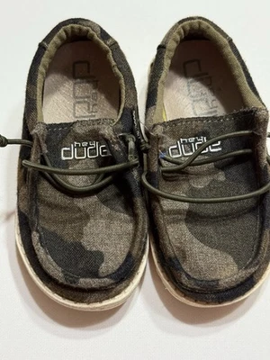 Hey Dude Wally Juvenil Niño’s Talla 7 EE. UU. 7K Tenis Zapatos Camuflados Niños Mocasines Foto 1 de 4