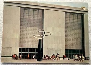 Vintage Postkarte: Jose de Rivera's Infinity Skulptur Museum Geschichte/Technik - Bild 1 von 2