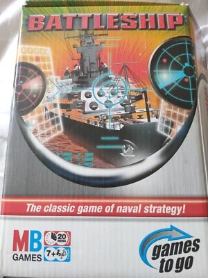 Battleship Family Fun Game Classic MB Vintage Portable - Image 1 of 4