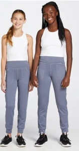 Girl's DSG High Rise Knit Pants Jogger Gray Size L - Picture 1 of 4