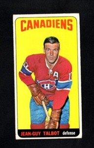 1080* 1964-65 Topps # 52 Jean-Guy Talbot Vg-Ex