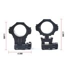 254 30Mm Adjustable Height Rifle Scope Mount Ring 11Mm 20Mm Dovetail Riser Base