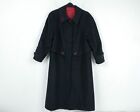 Original Aquila Alpacca Loden Women L Alpaca Wool Coat Button Up Overcoat VTG