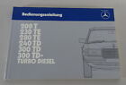 Betriebsanleitung Mercedes W123 T-Modell 200 230 240 280 300 T TE TD von 1984