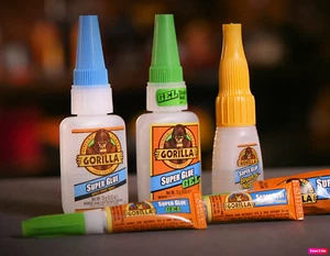 Gorilla Super Glue Gel Brush Nozzle Multi-Purpose Fast Strong Adhesive - Picture 1 of 7