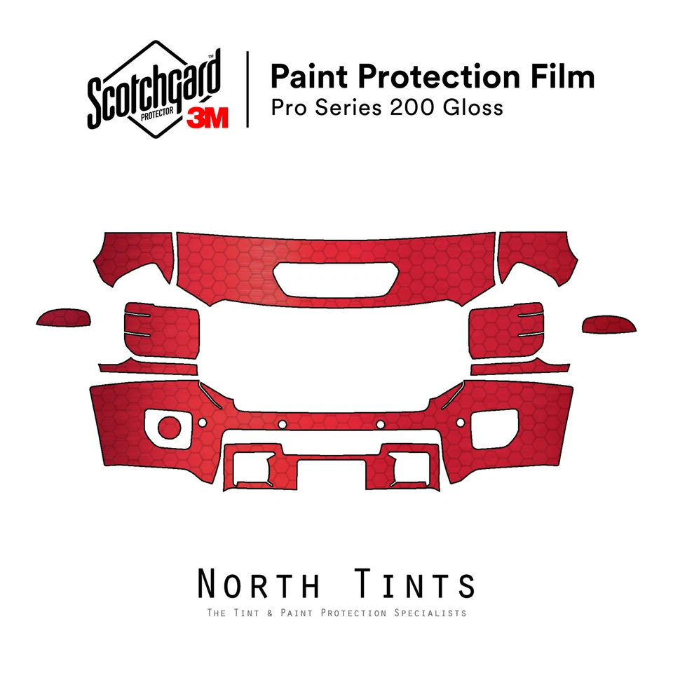 GMC Sierra 2500 3500HD Duramax 2015-2019 3M PRO PreCut Paint Protection Film PPF - Image 1 of 4