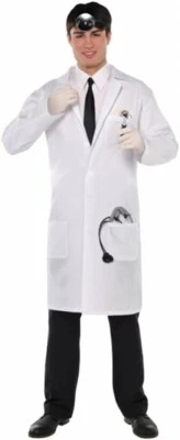 Abrigo de laboratorio médico estándar para hombre Foto 1 de 2