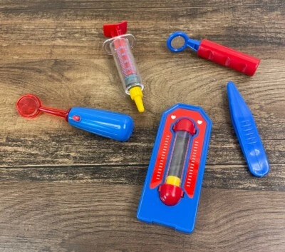 Kit médico juego infantil Battat piezas de repuesto termómetro disparo Foto 1 de 4