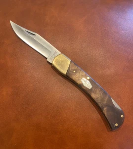 2023 6OTW Old Timer Golden Bear Folding Pocket Knife ~Ironwood Handles~ - Picture 1 of 9