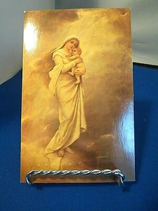 Vintage German Madonna & Child-The Vision- Post Card-Haussner's Restaurant #2151 - Picture 1 of 5