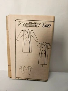 Simplicity 8427 Size 14 Dress Uncut NO OUTER ENVELOPE - Picture 1 of 2