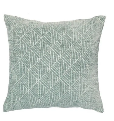 Freshmint Geometric Chenille Rectangle Woven Jacquard Pillow Cover 24x14BlueSurf - Image 1 of 4
