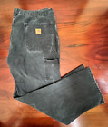 Carhartt Dungerees Carpenter Pants Black 36X32 (See Pictures)