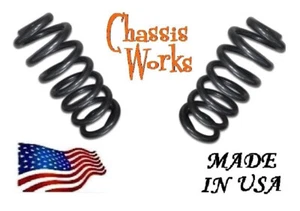 1963-1987 Chevy GMC C10 C15 C1500 3" Drop Coils Lowering Springs Kit - Bild 1 von 1