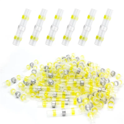 50Pcs Yellow 12-10AWG Heat Shrink Wire Connectors Solder Seal Sleeve Terminals - Image 1 of 4