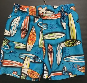 OP Ocean Pacific Swim Trunks Shorts Surfboards ~ Boy’s XS/XCH 4-5 Mesh Lining - Picture 1 of 12