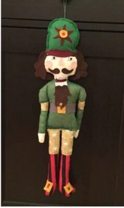 Nutcracker Christmas Soft Toy /Ornament - Christmas Rag Doll - Soldier Rag Doll - Picture 1 of 5