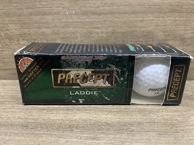 LADDIE PRECEPT GOLF BALLS WHITE SLEEVE OF 3 BRAND NEW - Image 1 of 4