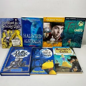7 Lot Childrens Witches Curses Ghosts Magic Haunted Novels Books - Picture 1 of 8