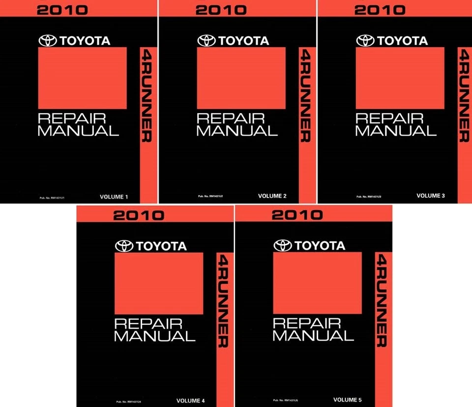 2010 Toyota 4-Runner Shop Service Repair Manual Complete Set - Image 1 of 1