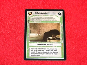 Star Wars CCG Premiere Limited 1995 raro sable de luz de Obi-Wan #319 (H-2087) - Imagen 1 de 1