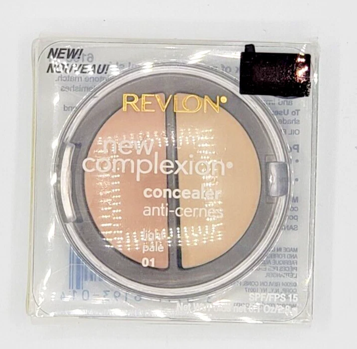NEW Revlon New Complexion Concealer- Anti Cernes Light/Pale 01 - Image 1 of 1