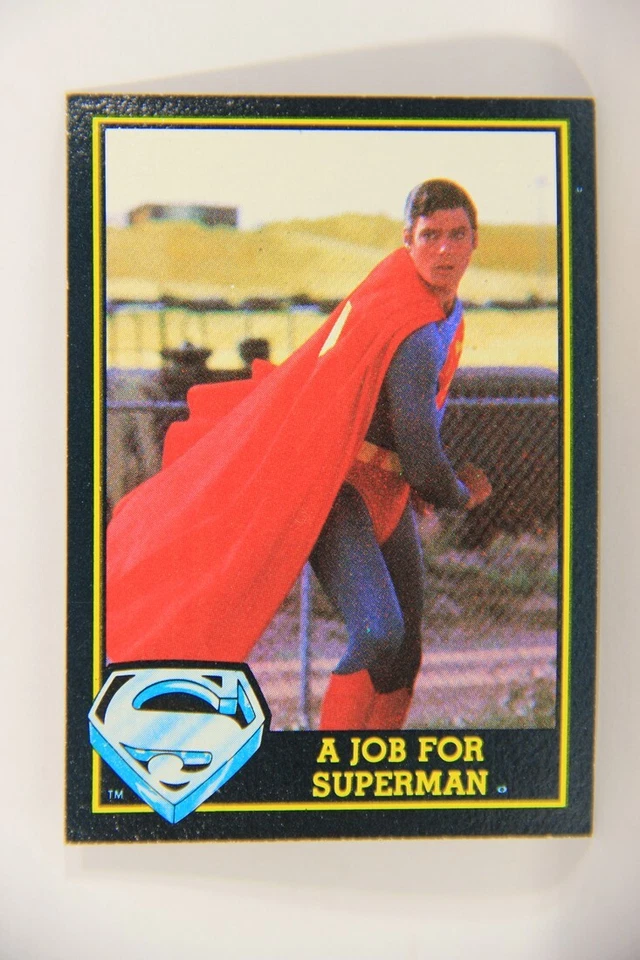 Superman 3 Topps 1983 Trading Card #17 A Job For Superman ENG L019082 - Image 1 of 2
