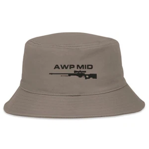 AWP Mid FPS Logo CS Gaming atmungsaktiv bestickte Eimermütze Premium Qualität - Bild 1 von 3