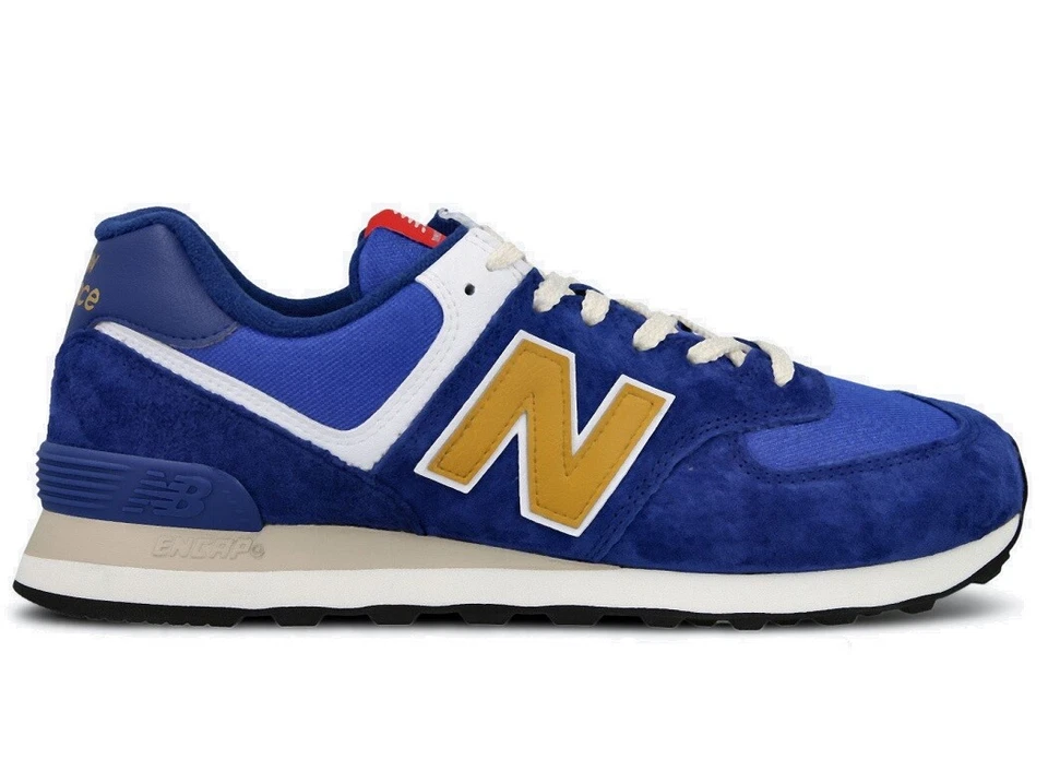 Zapatos New Balance ML574 ML U 574 Hombre Mujer NB Piel Azul 41 42 43 44 45 - Imagen 1 de 2