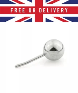 Threadless Titanium Push Pin Ball attachment Body Jewellery - Picture 1 of 1
