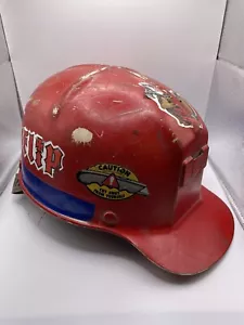 Vintage Hard Hat MSA Skullgard Mine Safety Appliances Protective Cap USA Dozer - Picture 1 of 8