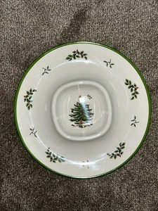 Spode Christmas Tree Chip And Dip Platter Melamine Serving Tray - Picture 1 of 6