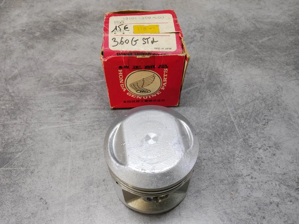 Piston cote standard HONDA CB360G 76 CJ360T 76/77 13101-369-000 - Photo 1/1