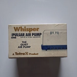 Whisper Pulsar Air Pump-10 Gallon Quiet Oxygen for Aquarium Fish Tank New in Box - Picture 1 of 2