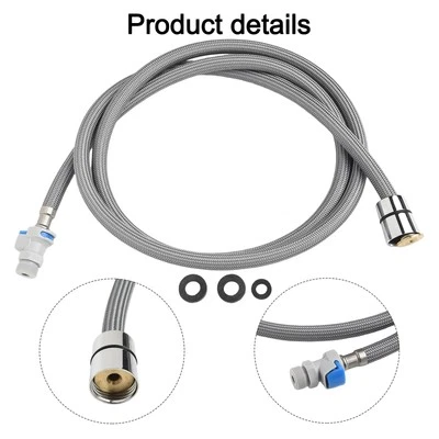 Per Cucina Per Rubinetto Estraibile Attacco Tubo 1 5m Nylon Tubo Flessibile - Image 1 of 4
