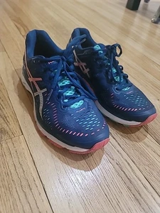 Asics Women's GEL-Kayano 23 US 10 Running Shoes Poseidon Silver T696N-5893 C6 - Picture 1 of 12