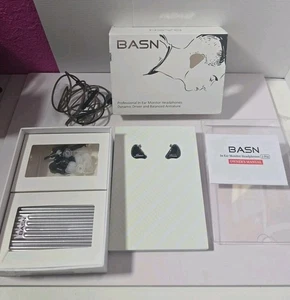 BASN Bmaster 2-Pin Triple Drivers in Ear Monitor Cuffie - Nero - Scatola aperta - Foto 1 di 6