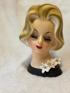 Vintage Lady Head Vase Napco ware C-6431 - Picture 1 of 4
