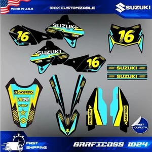 Suzuki drz400sm drz400se drz400 supermoto kit calcomanías gráficas pegatina lámina SE - Imagen 1 de 7
