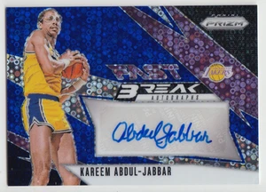 2024-25 Panini Prizm Fast Break Kareem Abdul-Jabbar Blue Disco Prizm Auto 31/49 - Picture 1 of 2