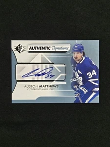 2022-23 SP Authentic Signatures #AS-AM Auston Matthews Auto - Picture 1 of 2