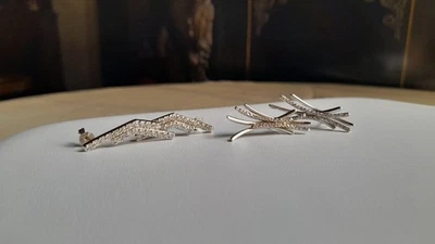 6 PAIA DI ORECCHINI DONNA E UNISEX CON ARGENTO E PIETRE NATURALI - PARI AL NUOVO - Immagine 1 di 4