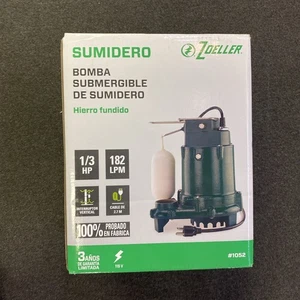 Zoeller 1052 1/3 HP Pompa sommersa in ghisa 115V 48 GPM - Foto 1 di 3