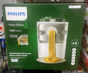 Philips 7000 Series Pasta Maker – 6+ Discs, Proextrude, Easy Clean, White - Picture 1 of 8
